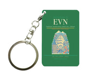 Thumbnail for Zvartnots International Airport EVN — Yerevan Key Chain design on green key chain