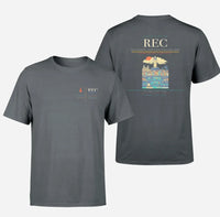 Thumbnail for Recife Guararapes (REC) design printed on gray double-side t-shirt