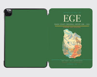 Thumbnail for Eagle County Regional Airport (EGE) design on green ipad tablet case