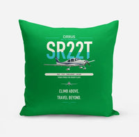 Thumbnail for Cirrus SR22T design on green pillow