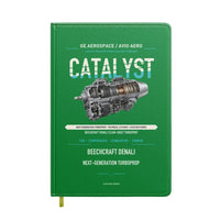 Thumbnail for CATALYST design on green notebook