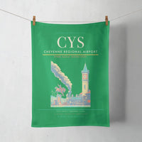 Thumbnail for Cheyenne Regional Airport (CYS) design on green towel
