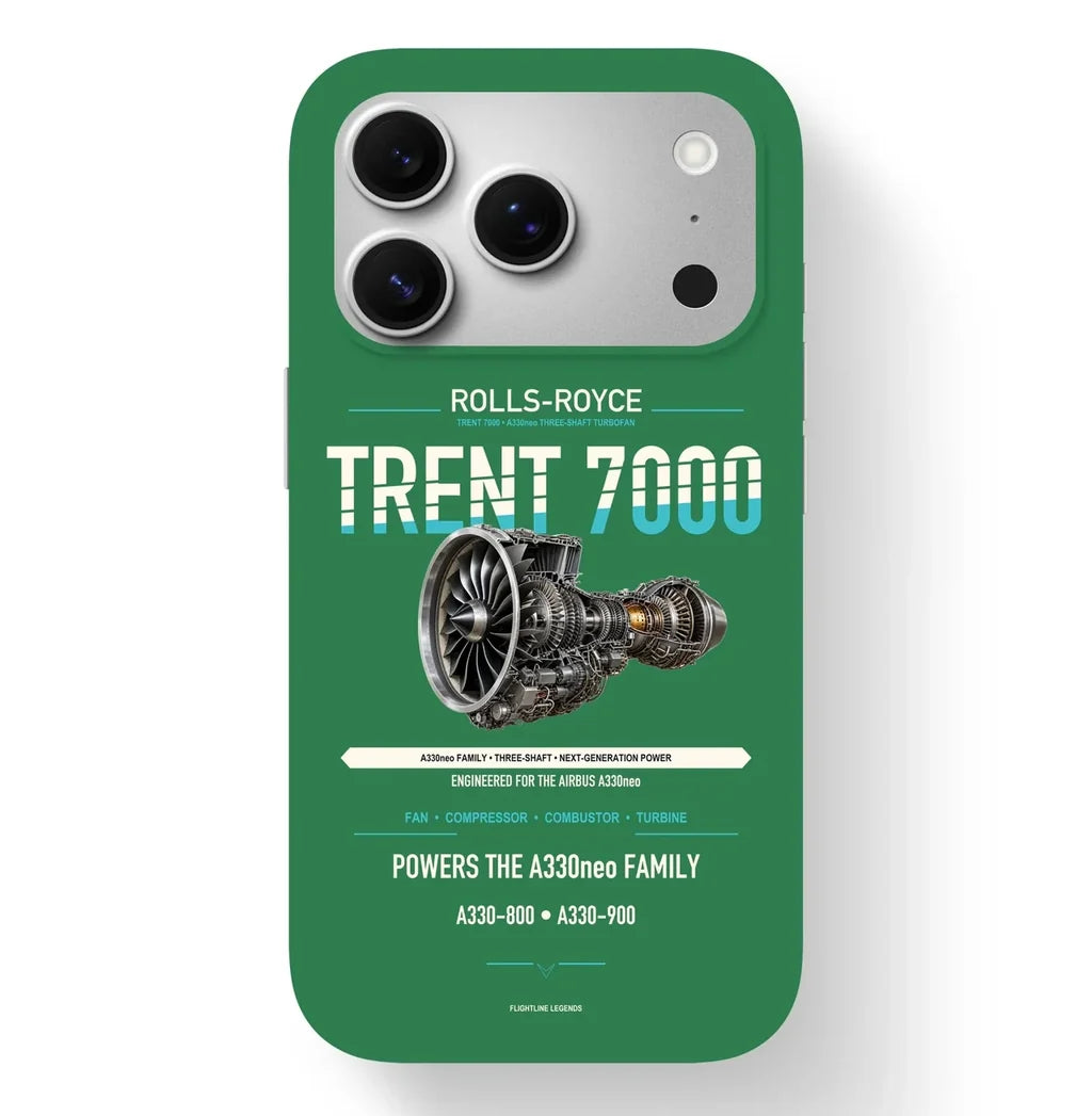 TRENT 7000 Case design on green iphone case