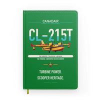 Thumbnail for Canadair CL-215T design on green notebook