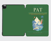 Thumbnail for Jay Prakash Narayan International Airport (PAT) design on green ipad tablet case
