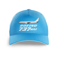 Thumbnail for The Boeing 737Max printed hat - light blue