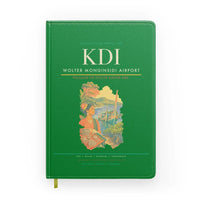 Thumbnail for Wolter Monginsidi Airport (KDI) design on green notebook