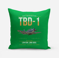 Thumbnail for TBD-1 Devastator design on green pillow