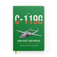 Thumbnail for C-119G Flying Boxcar design on green notebook