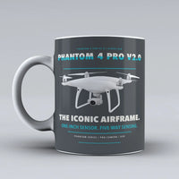 Thumbnail for Phantom 4 Pro V2.0 Mug design on gray dji