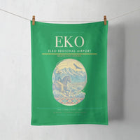 Thumbnail for Elko Regional Airport (EKO) design on green towel