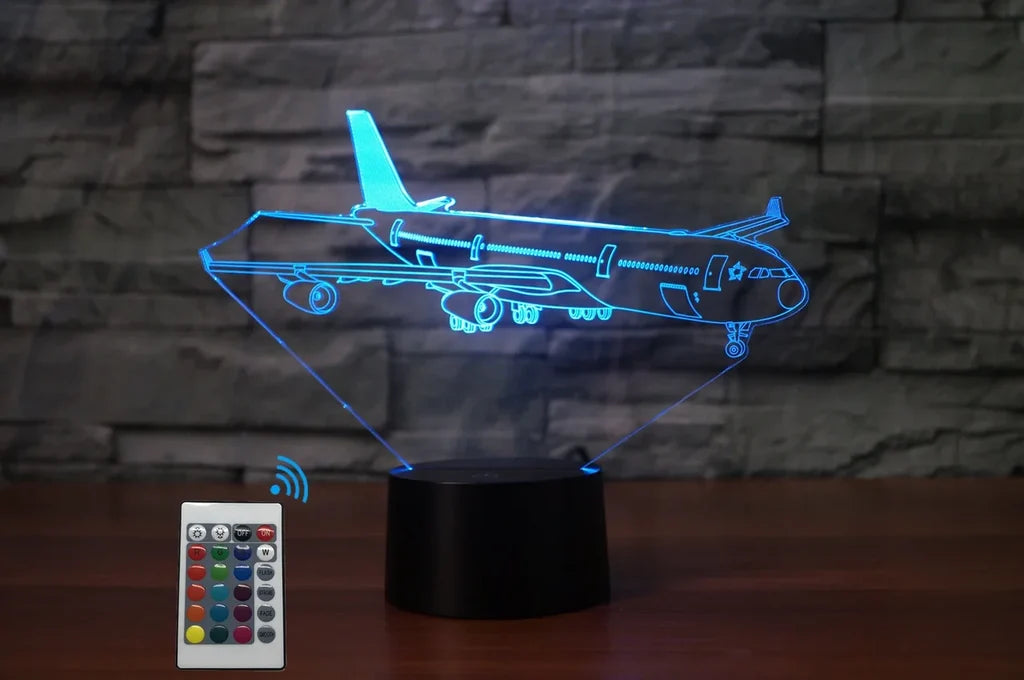 Customisable Airbus A340 3D Lamp - view 9