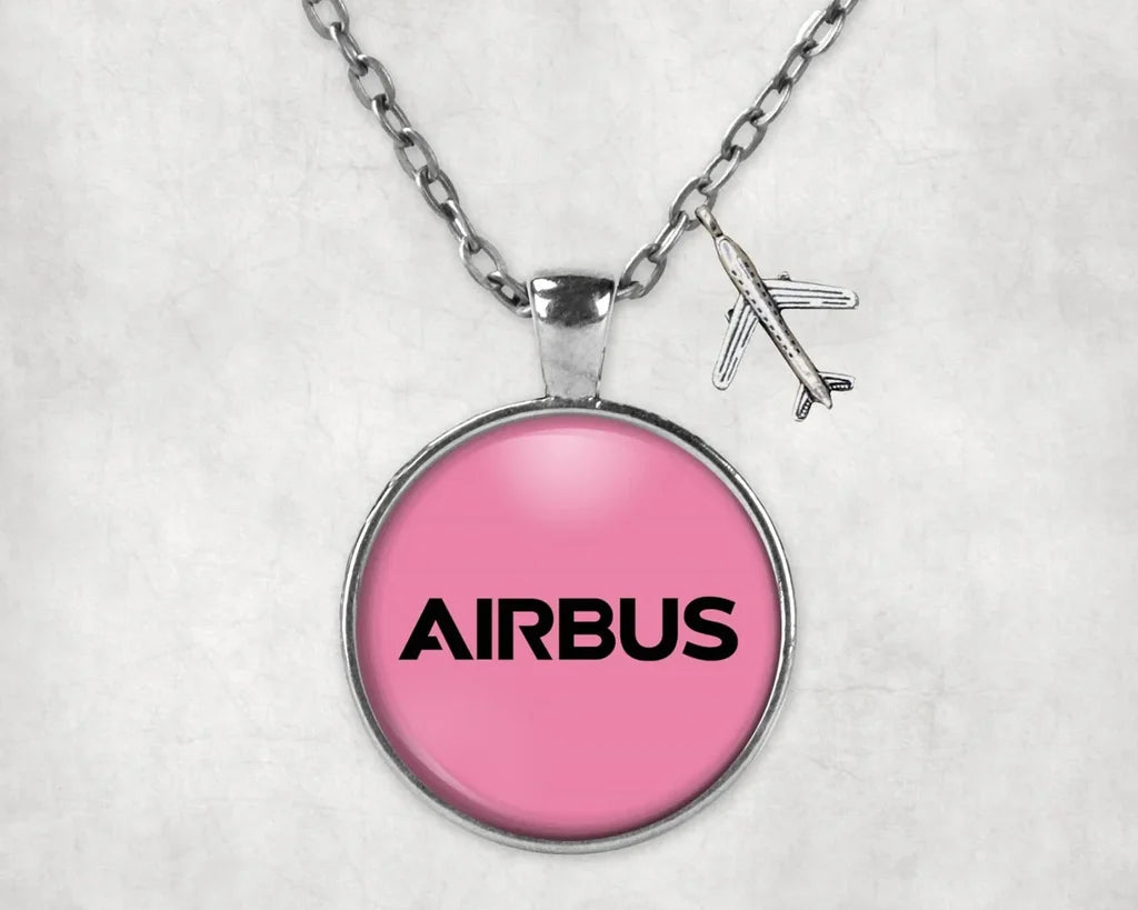 Airbus & Text Necklace - view 8