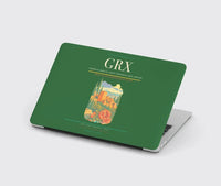 Thumbnail for Federico García Lorca Granada-Jaén Airport (GRX) design on green MacBook case