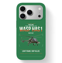 Thumbnail for Westland Wasp HAS1 design on green magsafe iphone case, for iPhone 17 Pro