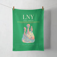 Thumbnail for Lanai Airport (LNY) design on green towel
