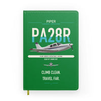Thumbnail for Piper PA-28R Arrow III design on green notebook