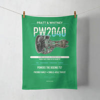 Thumbnail for PW2040 design on green towel