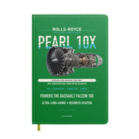 Thumbnail for PEARL 10X design on green notebook