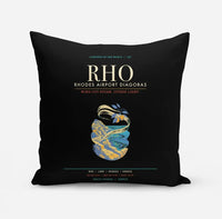 Thumbnail for Rhodes Airport Diagoras RHO - Meltemi Citrus Stone Loom - Black