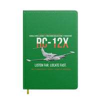 Thumbnail for RC-12X Guardrail Signals From Above design on green notebook