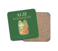 Thumbnail for Ängelholm-Helsingborg Airport (AGH) design on green 1 piece coaster
