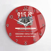 Thumbnail for 915 iS design on red no frame wall clock