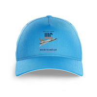 Thumbnail for Dassault Mirage IIIC design on light blue printed hat