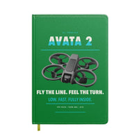 Thumbnail for DJI Avata 2 design on green notebook