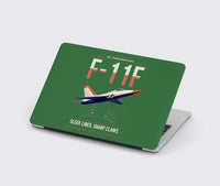 Thumbnail for F-11F Tiger design on green MacBook case