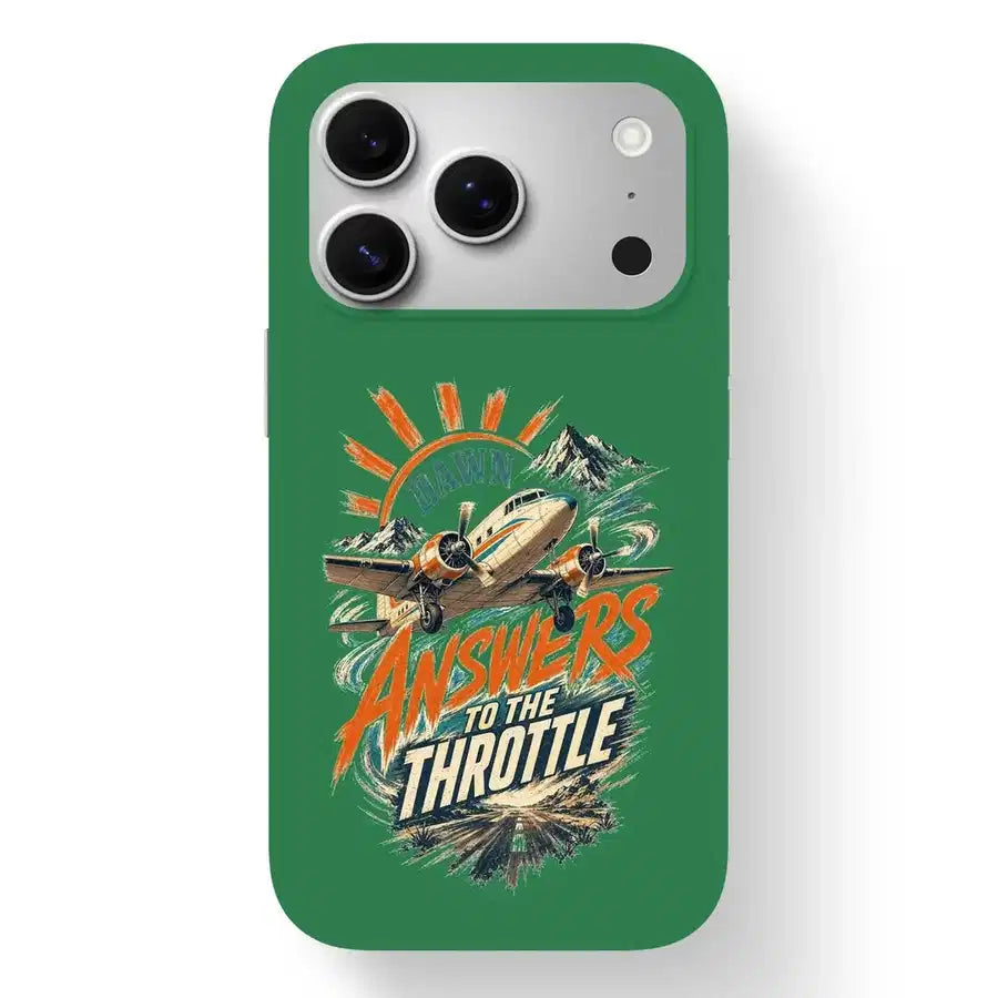 SIGNAL 652 - Dawn Answers To The Throttle - MagSafe iPhone 17 Pro design on green magsafe iphone 17 pro