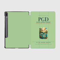 Thumbnail for Punta Gorda Airport (PGD) design on light green samsung tablet tablet case