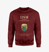 Thumbnail for Des Moines International Airport (DSM) design on wine red sweatshirt