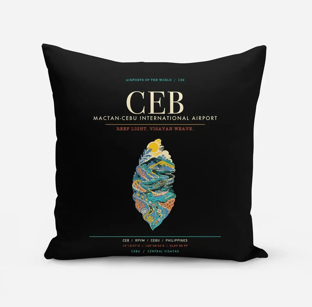 Mactan-Cebu International Airport CEB - Visayan Reef Loom - Black