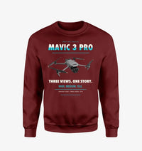 Thumbnail for DJI Mavic 3 Pro design on wine red sweatshirt