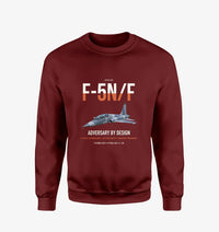 Thumbnail for F-5N F Adversary design on wine red sweatshirt