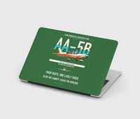Thumbnail for Grumman American AA-5B Tiger design on green MacBook case