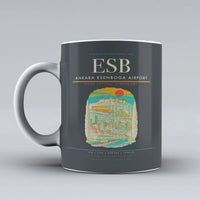Thumbnail for Ankara Esenboga Airport ESB Mug - Gray