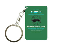 Thumbnail for Flyability Elios 3 Key Chain design on green key chain