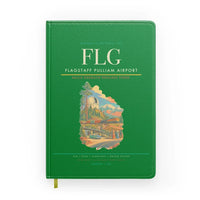 Thumbnail for Flagstaff Pulliam Airport (FLG) design on green notebook