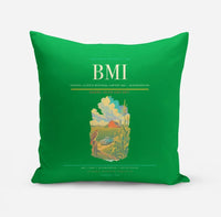 Thumbnail for Central Illinois Regional Airport (BMI) design on green pillow