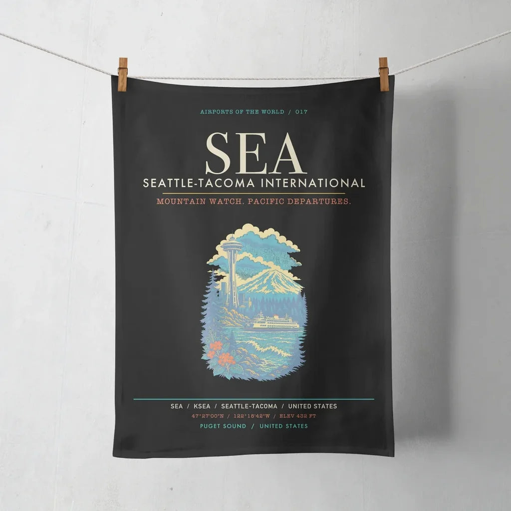 Seattle-Tacoma International Airport SEA - Black
