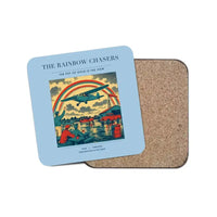 Thumbnail for The Rainbow Chasers - Designed Coasters design on light blue 1-piece