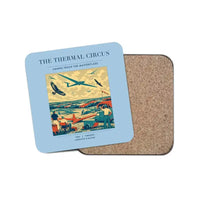 Thumbnail for The Thermal Circus - Designed Coasters design on light blue 1-piece