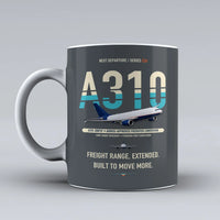 Thumbnail for A310-300P2F Mug design on gray airbus