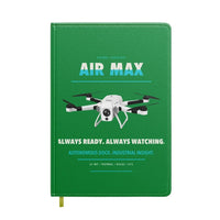 Thumbnail for Percepto Air Max design on green notebook