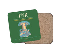 Thumbnail for Ivato International Airport (TNR) design on green 1 piece coaster