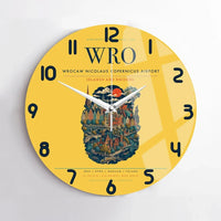 Thumbnail for Wrocaw Nicolaus Copernicus Airport WRO Wall-Clock No-Frame - Yellow