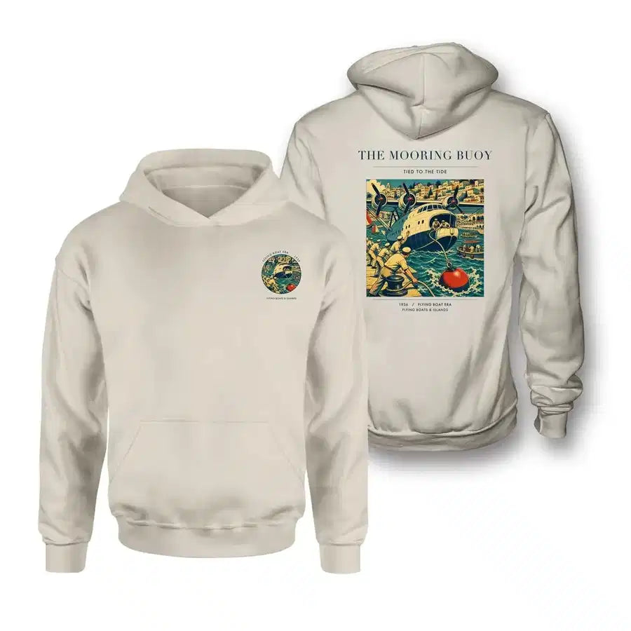 VINTAGE G4183 - The Mooring Buoy - Double-Side Hoodie design on khaki double side
