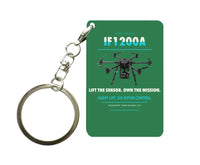 Thumbnail for Inspired Flight IF1200A Key Chain design on green key chain